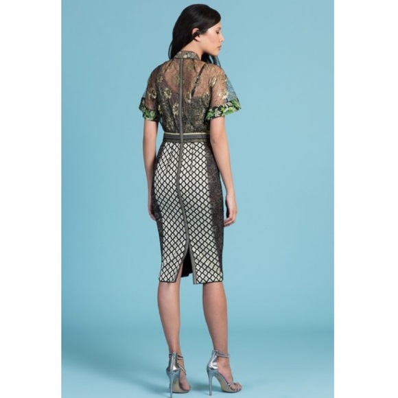 NWT Byron Lars Charlier Column Cocktail Sheath Dress 8 - Picture 2 of 8